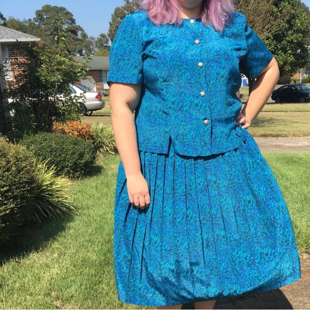 VTG 90’s Abstract Dress Suit